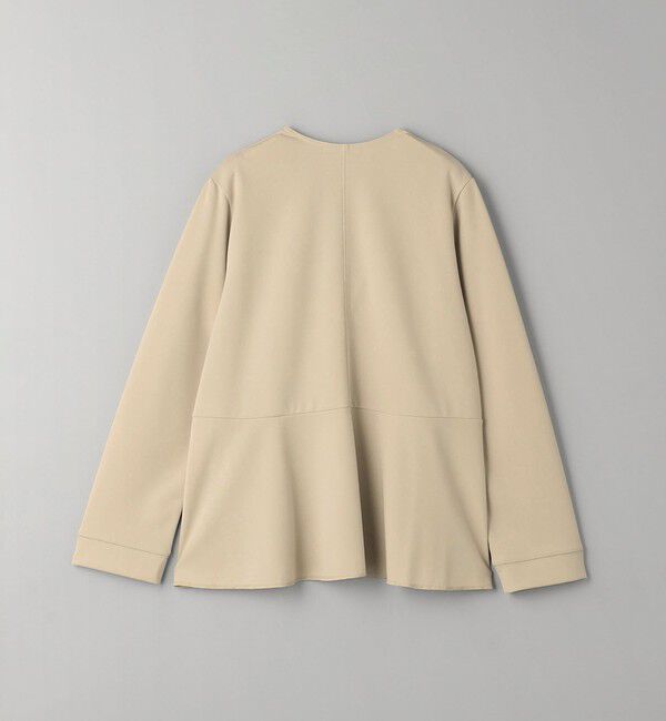 BEAUTY&YOUTH UNITED ARROWS「【WEB限定 Wardrobe DAILY MINIMAL】ペプラム Vネックプルオーバーカットソー」|Tシャツ・カットソー|