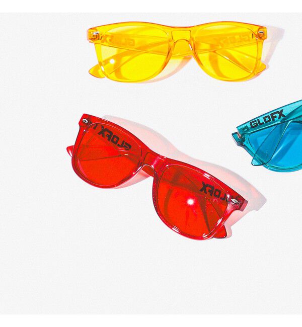 BEAMS「GloFX / COLOR THERAPHY GLASSES」|その他|RED