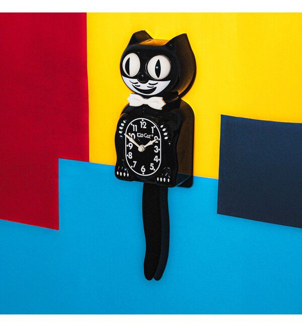 BEAMS「California Clock / Kit-Cat Klock ブラック」|クロック・置時計|