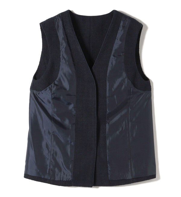 SHIPS Colors 「SHIPS Colors:ツイード Vネック ジレ2」|ベスト・ジレ|