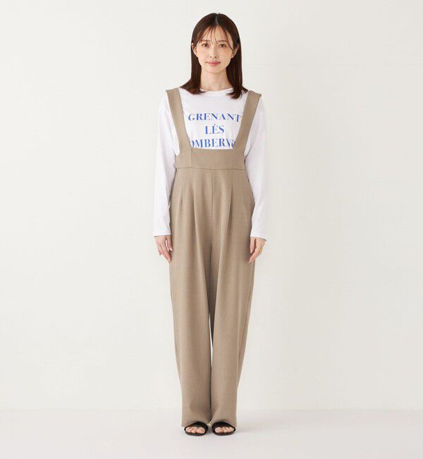 SHIPS Colors 「SHIPS Colors:〈洗濯機可能〉ハイウエスト サロペット」|オールインワン|