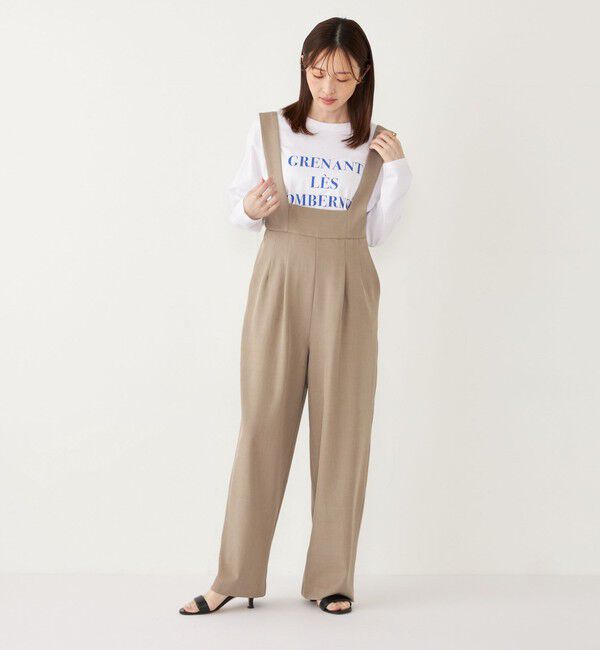 SHIPS Colors 「SHIPS Colors:〈洗濯機可能〉ハイウエスト サロペット」|オールインワン|