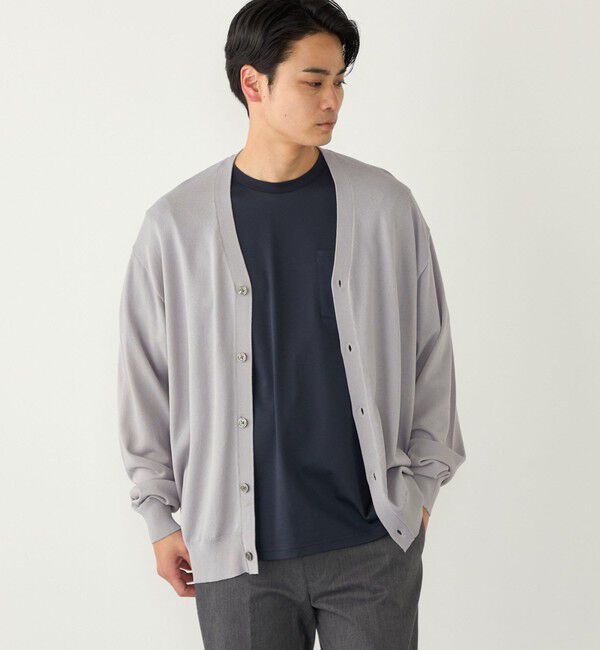 SHIPS Colors 「《予約》【WEB限定】SHIPS Colors:〈接触冷感・洗濯機可能〉ライト カーディガン◆」|カーディガン|