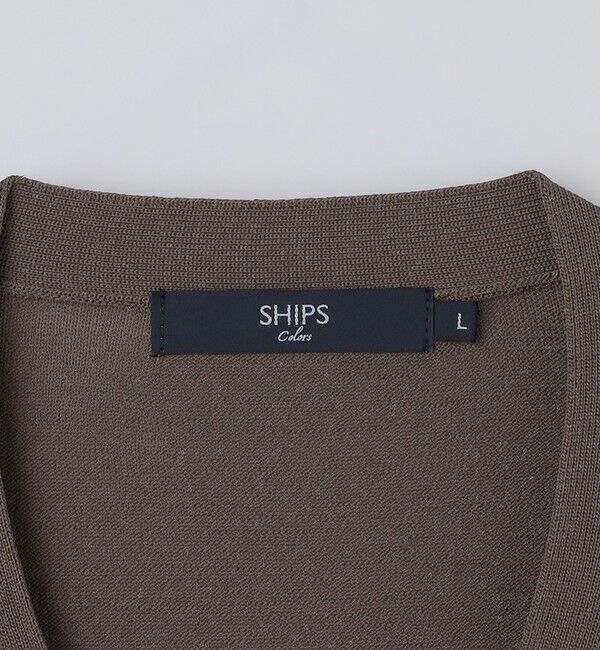 SHIPS Colors 「《予約》【WEB限定】SHIPS Colors:〈接触冷感・洗濯機可能〉ライト カーディガン◆」|カーディガン|