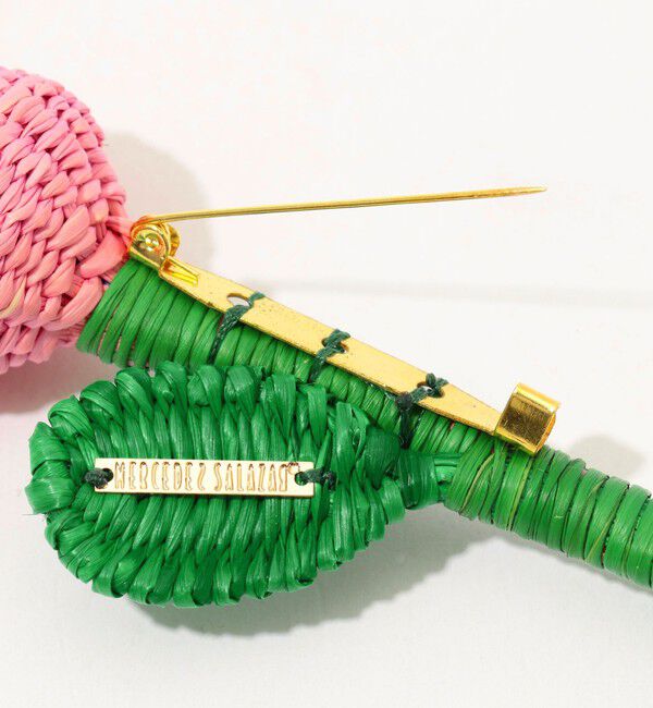 TOMORROWLAND GOODS「MERCEDES SALAZAR Pom pom Roses ブローチ」|ブローチ・コサージュ|