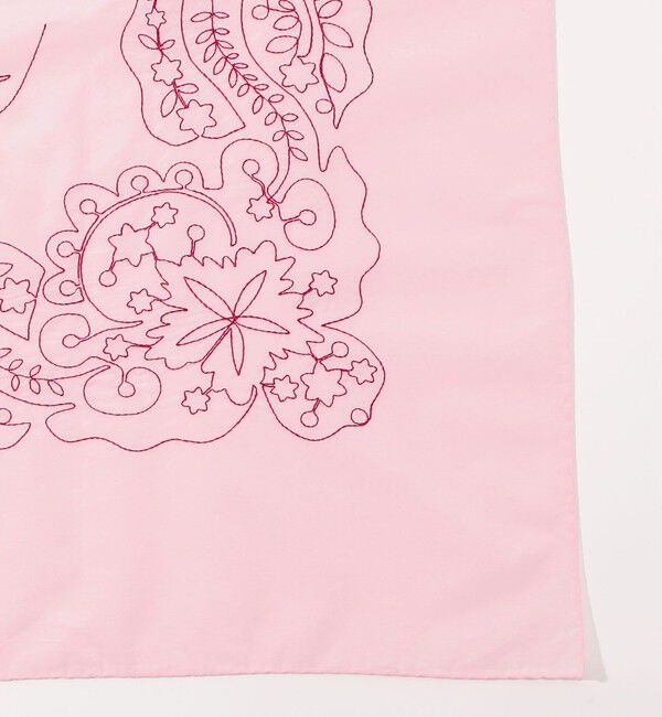 TOMORROWLAND GOODS「ASAUCE MELER コットンシルクエンブロイダリー バンダナスカーフ」|バンダナ・スカーフ|