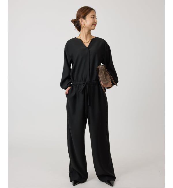 VERMEIL par iena「バックサテンジョーゼットオールインワン」|オールインワン|