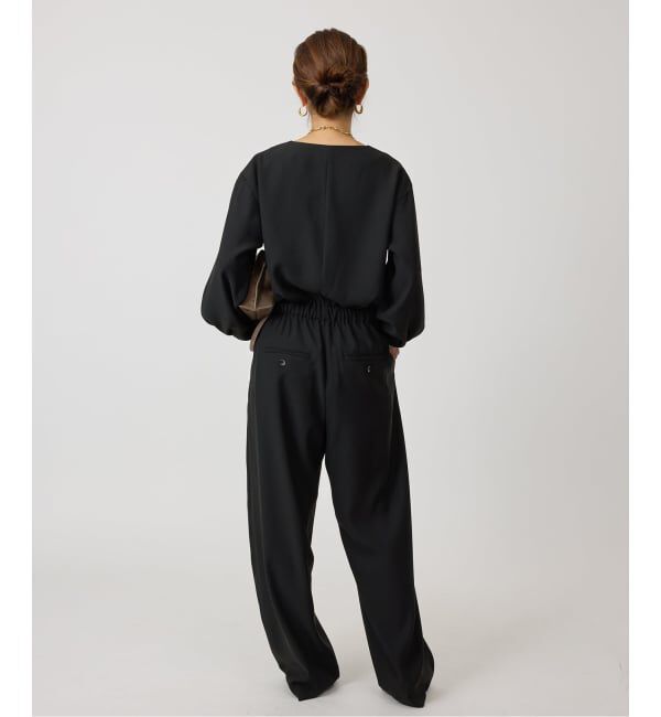 VERMEIL par iena「バックサテンジョーゼットオールインワン」|オールインワン|