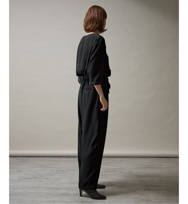 VERMEIL par iena「バックサテンジョーゼットオールインワン」|オールインワン|