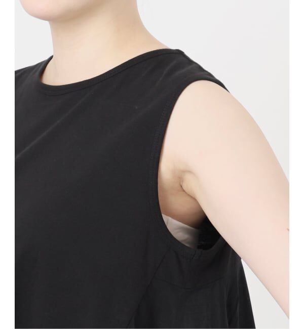 IENA「《予約》AAYUSHI/アユーシ バックスカーフノースリーブトップス SGN08111」|Tシャツ・カットソー|