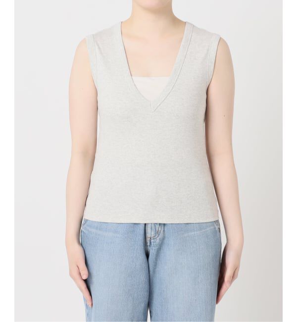 IENA「《予約》FLORE FLORE/フローレフローレ DEWITANK タンクトップ」|タンクトップ|