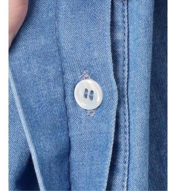 IENA「《予約》AAYUSHI/アユーシ デニムピンタックブラウス SGN070150」|シャツ・ブラウス|