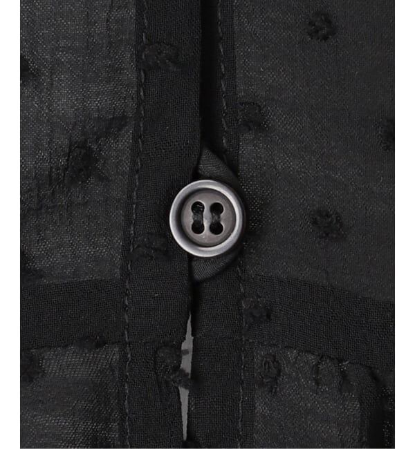 Spick and Span「《WEB限定》ドビードットフリルリボンブラウス」|シャツ・ブラウス|