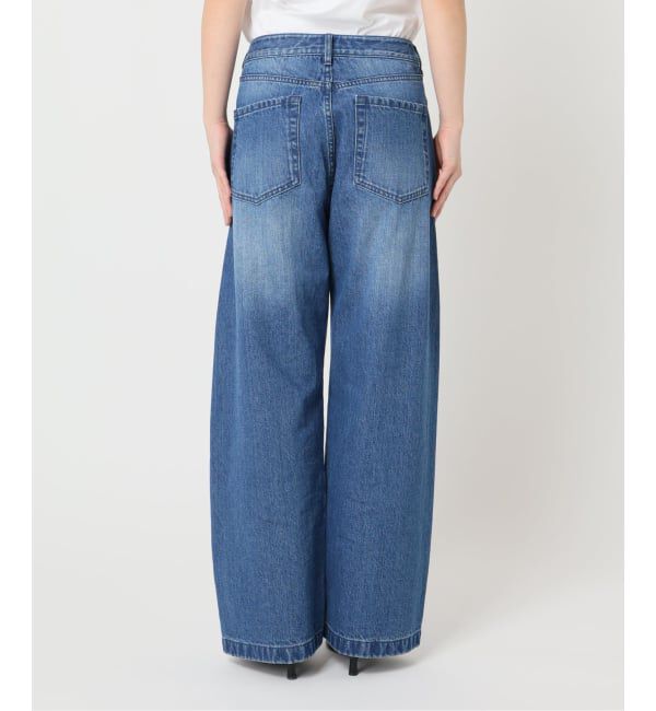U by SPICK&SPAN「《追加予約》バレルレッグバギーデニム」|デニム|