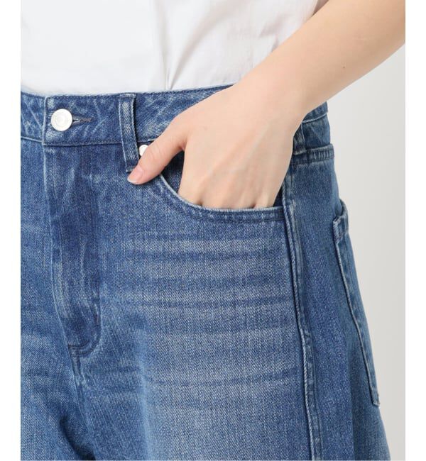 U by SPICK&SPAN「《追加予約》バレルレッグバギーデニム」|デニム|