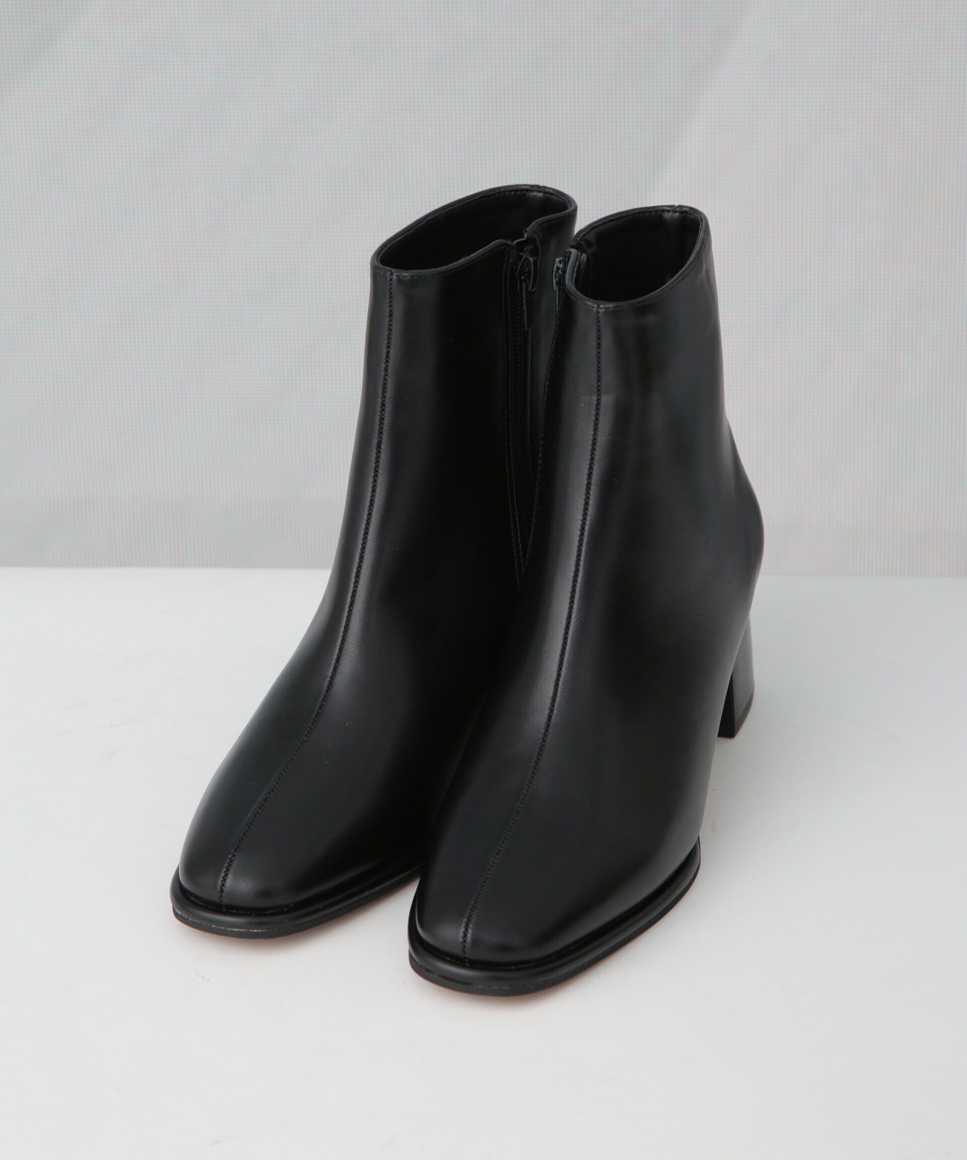 nano･universe「ラウンドショートブーツ」|ビジネス・ドレスシューズ|