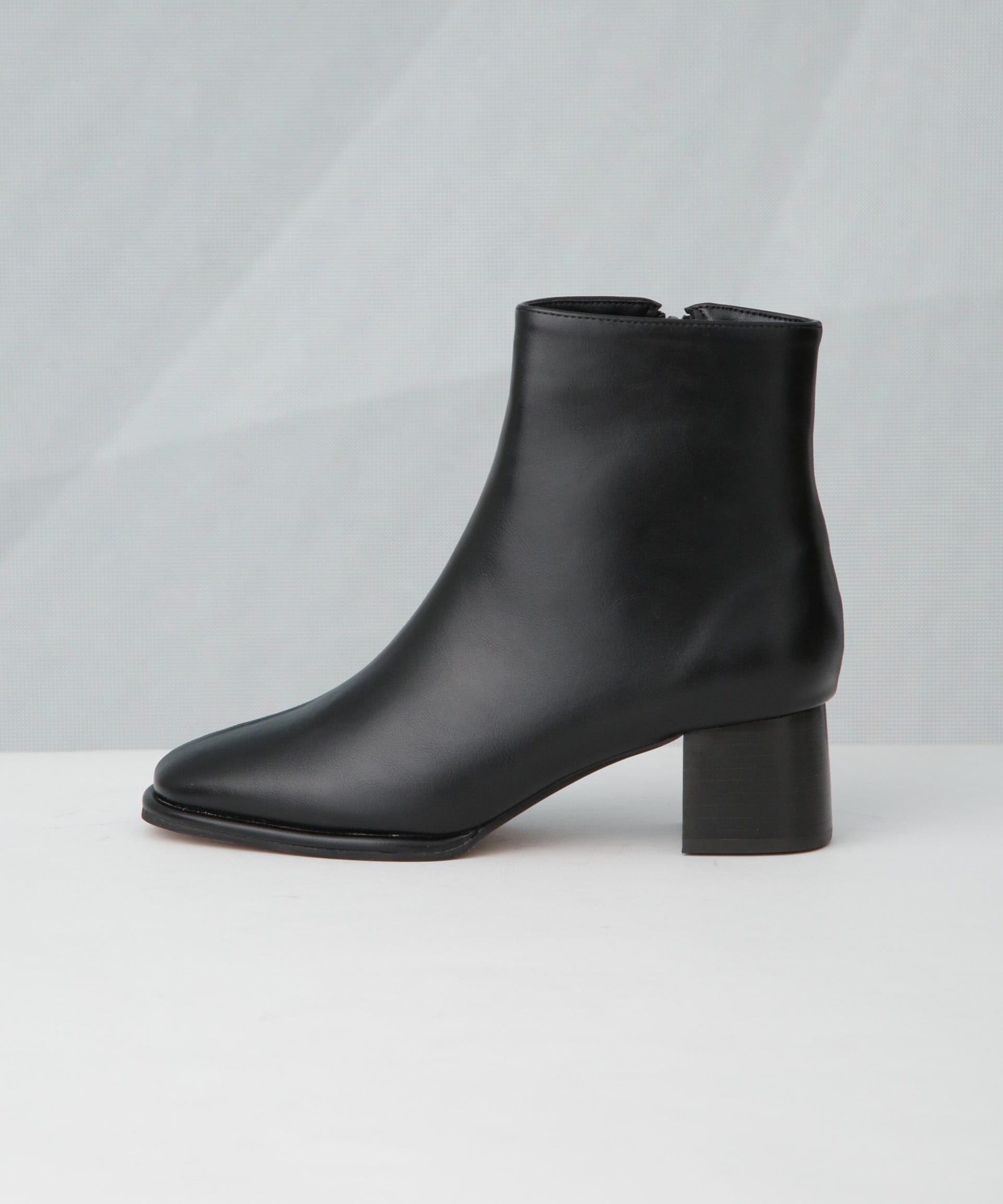 nano･universe「ラウンドショートブーツ」|ビジネス・ドレスシューズ|