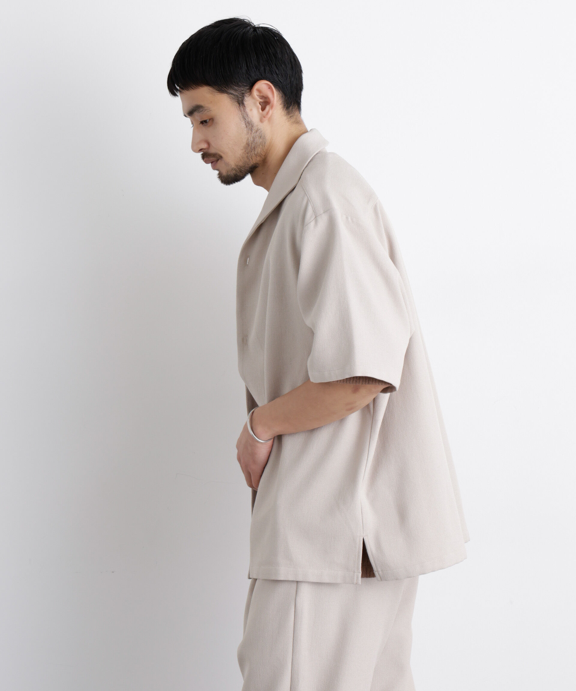 nano･universe「｢Meaningful Continuity｣coveross(R) EOS ﾎﾟﾘｴｽﾃﾙﾌﾞｯﾁｬｰｲﾀﾘｱﾝｶ」|シャツ・ブラウス|