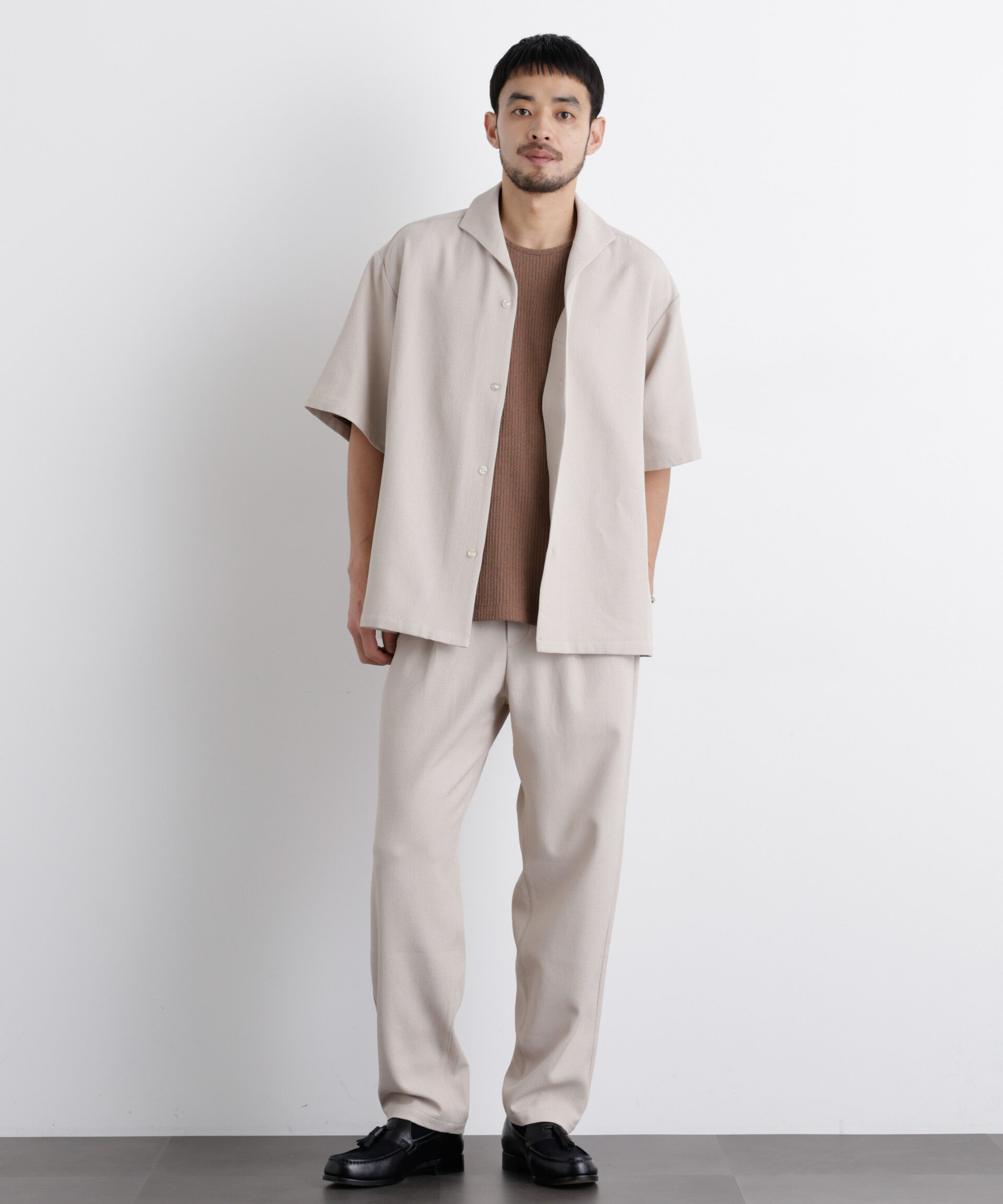 nano･universe「｢Meaningful Continuity｣coveross(R) EOS ﾎﾟﾘｴｽﾃﾙﾌﾞｯﾁｬｰｲﾀﾘｱﾝｶ」|シャツ・ブラウス|