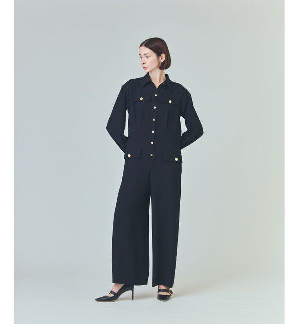 Grace Class「バックサテンオールインワン」|オールインワン|ブラック