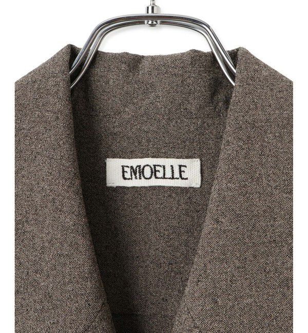 ADAM ET ROPE'「【EMOELLE】スリーブレスオールインワン メランジ」|オールインワン|