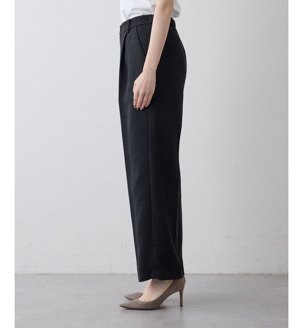 THE PAUSE「【THE PAUSE】ツイードタックパンツ」|チノ|