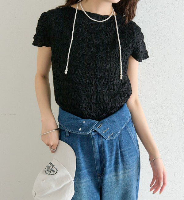  「エアリーシャーリングブラウス」|シャツ・ブラウス|