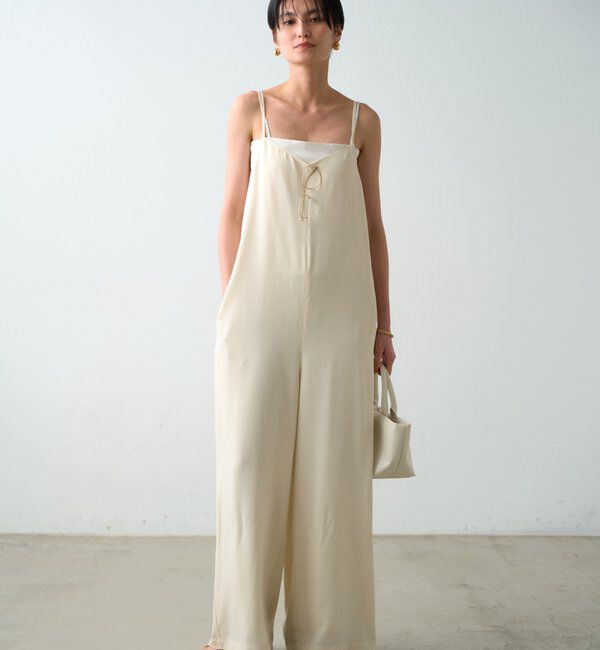  「キャミオールインワン」|ワンピース|オフホワイト