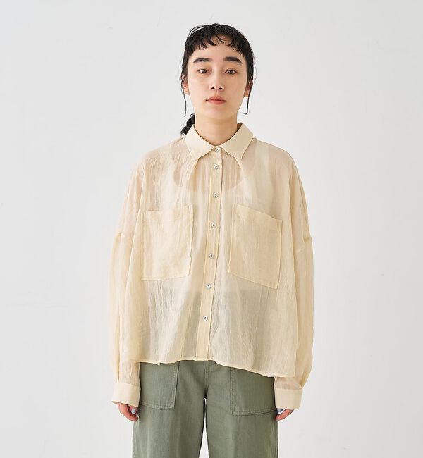 collex「シアーガーゼシャツ【予約】」|シャツ・ブラウス|