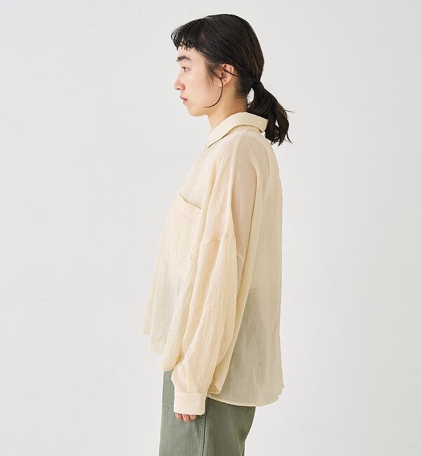 collex「シアーガーゼシャツ【予約】」|シャツ・ブラウス|