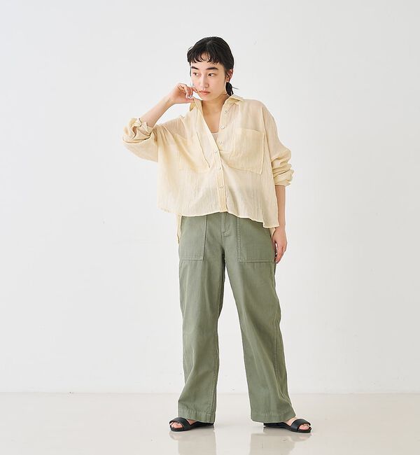 collex「シアーガーゼシャツ【予約】」|シャツ・ブラウス|