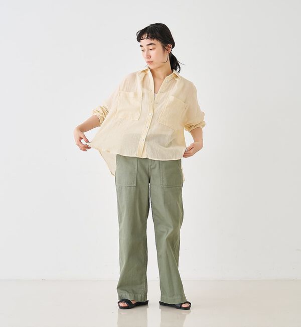 collex「シアーガーゼシャツ【予約】」|シャツ・ブラウス|