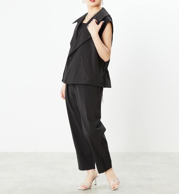  「予約受付2/28（月）まで！！【STELLA CIFFON】撥水素材ウエスト調整可能ジレ」|ベスト・ジレ|