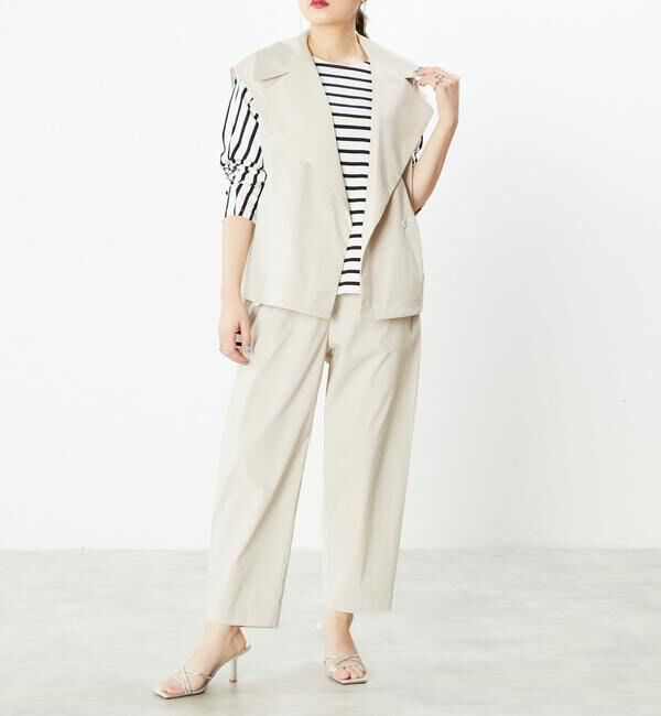  「予約受付2/28（月）まで！！【STELLA CIFFON】撥水素材ウエスト調整可能ジレ」|ベスト・ジレ|