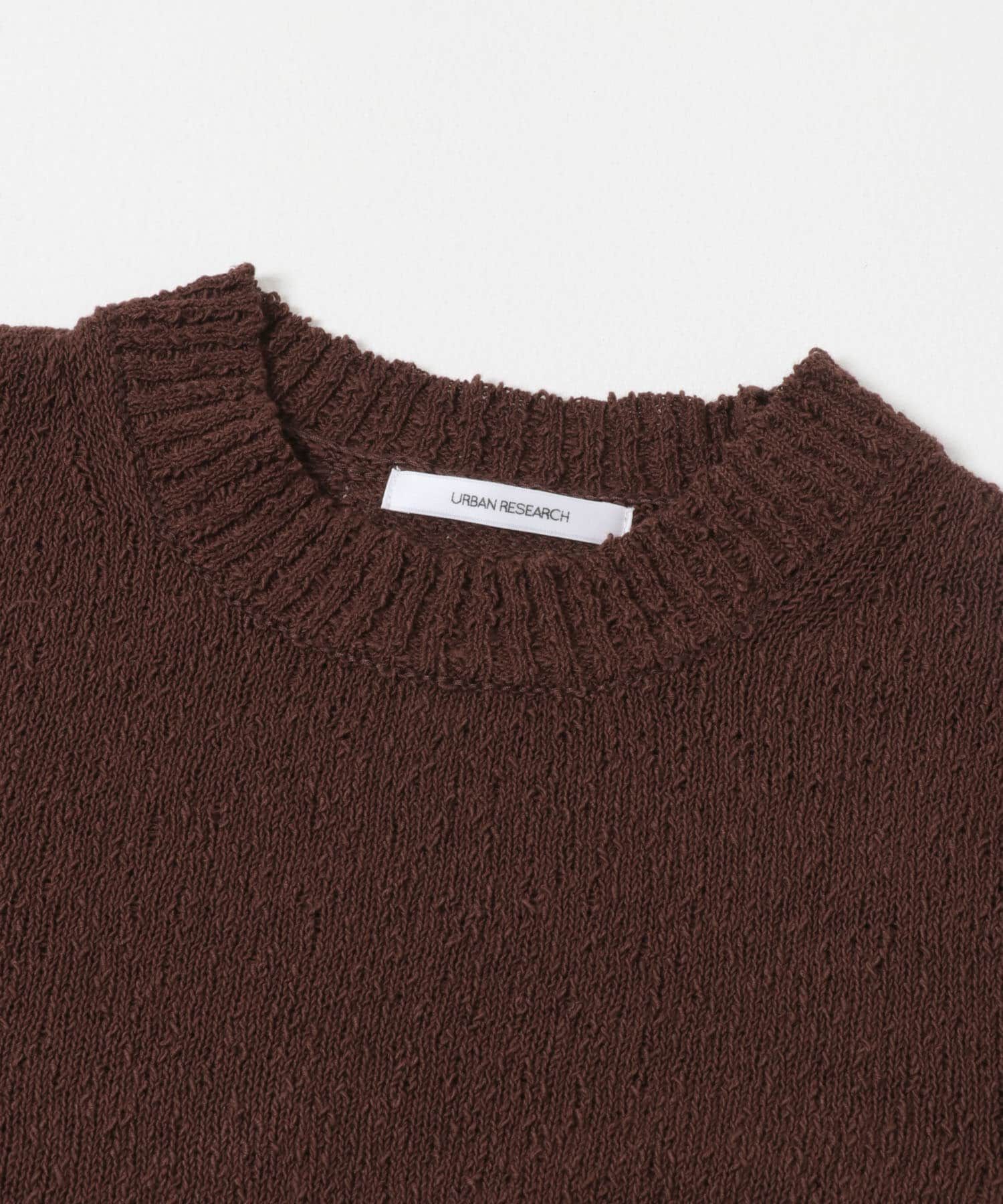 URBAN RESEARCH「ボリューム袖ショート丈ニット」|ニット・セーター|