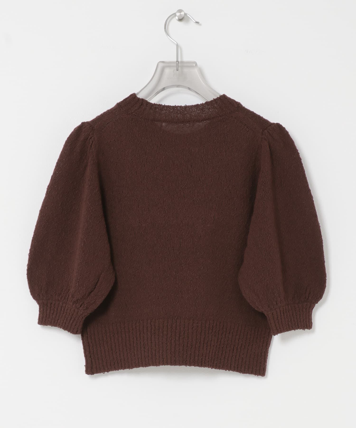 URBAN RESEARCH「ボリューム袖ショート丈ニット」|ニット・セーター|