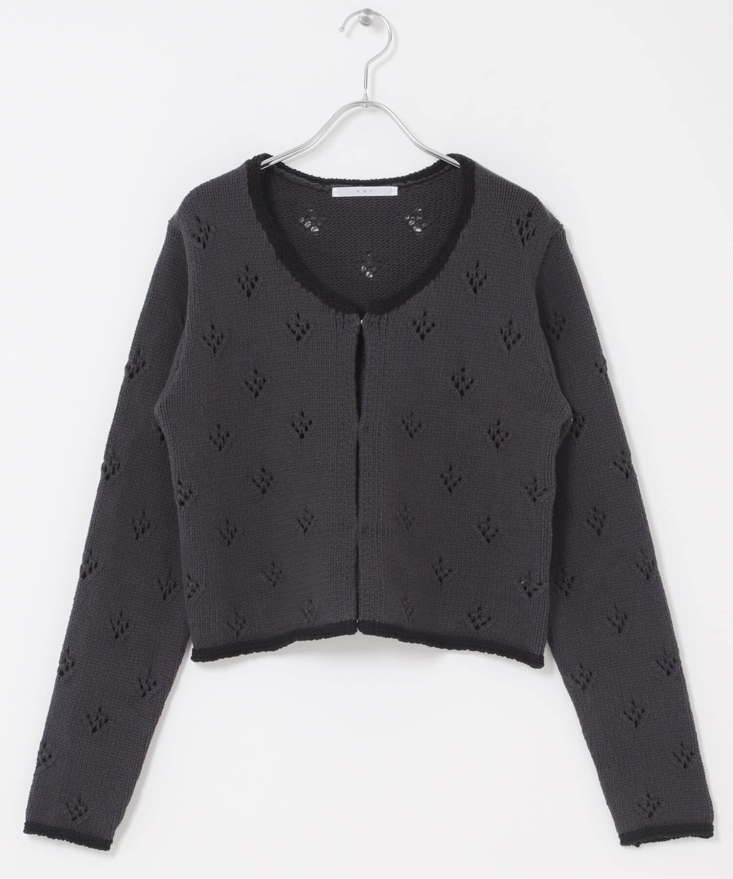  「アイレットコンパクトカーディガン」|カーディガン|