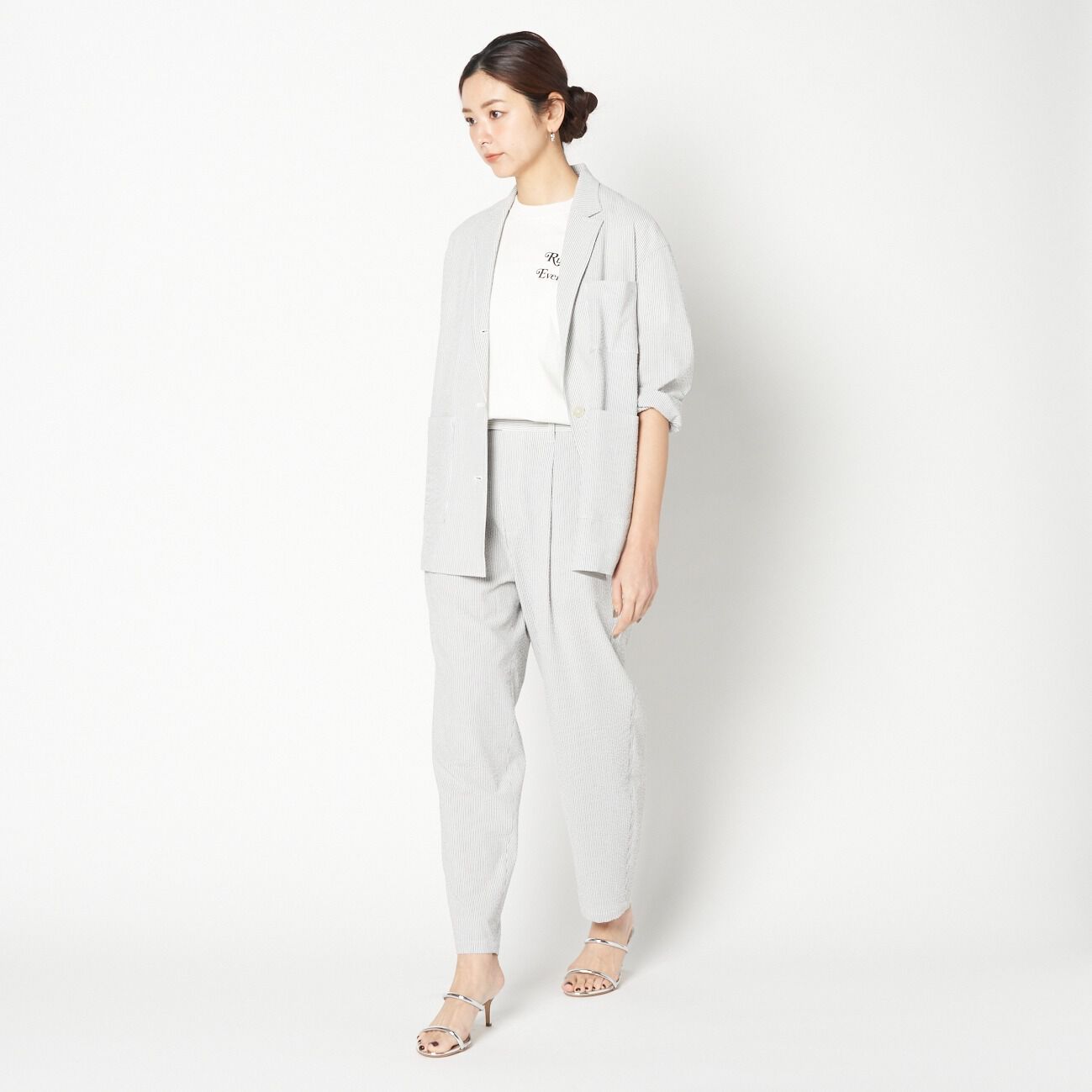 HELIOPOLE「HELIOPOLE the EDITOR PANTS(SHEERSUKER)」|チノ|