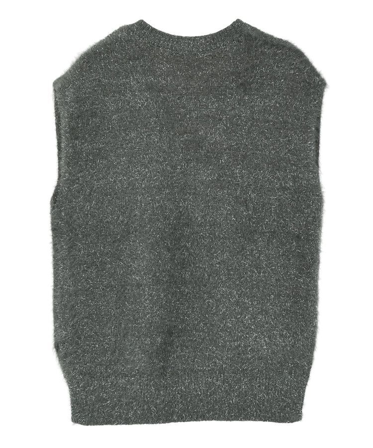 earth music&ecology「キャットライクヤーンニットベスト」|ベスト・ジレ|