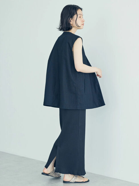 AMERICAN HOLIC「リネンブレンドジレベスト」|ベスト・ジレ|