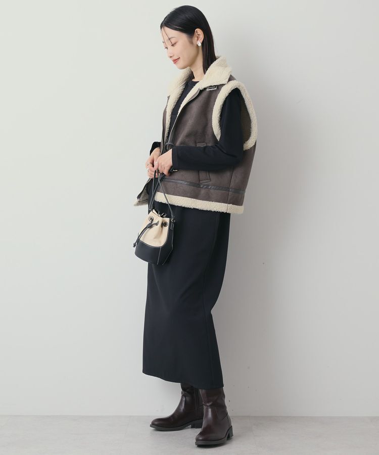 AMERICAN HOLIC「ムートンライクベスト」|ベスト・ジレ|