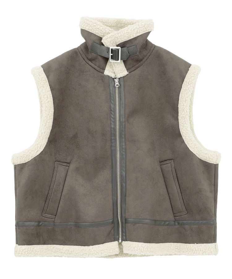 AMERICAN HOLIC「ムートンライクベスト」|ベスト・ジレ|