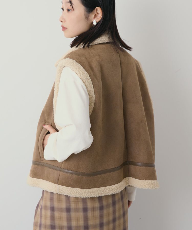 AMERICAN HOLIC「ムートンライクベスト」|ベスト・ジレ|