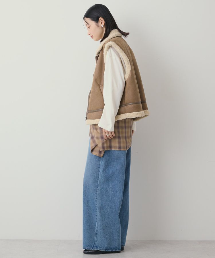 AMERICAN HOLIC「ムートンライクベスト」|ベスト・ジレ|