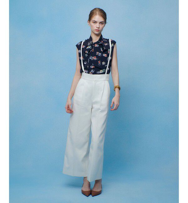 LOULOU WILLOUGHBY「【LOULOU WILLOUGHBY】ブライトリネンワイドパンツ」|その他|