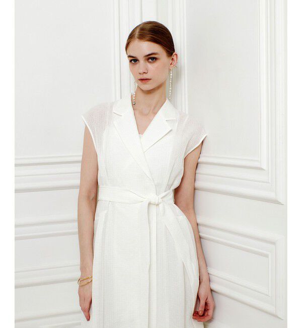 LOULOU WILLOUGHBY「◇【LOULOU WILLOUGHBY】シアージャガードテーラーワンピース」|ワンピース|