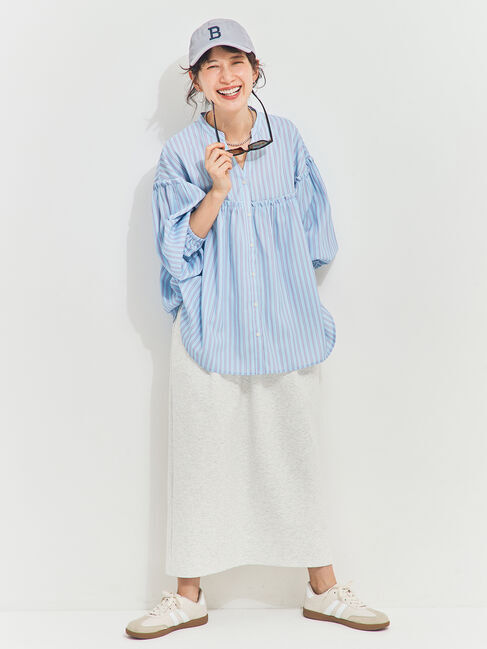 Samansa Mos2「ダンボールタイトスカート」|スカート|