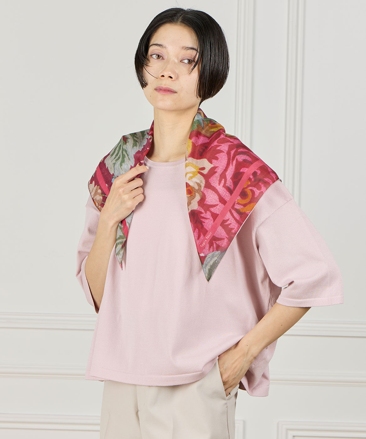 INED「Tシャツ風ニット」|ニット・セーター|