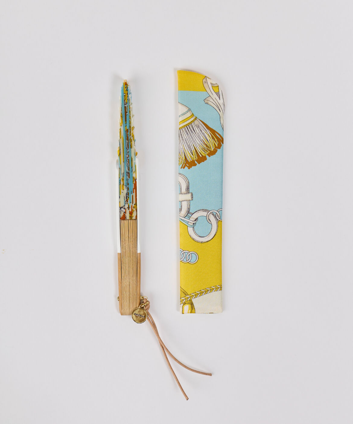 FAVORITE SUKINAMONO「スカーフ柄シルク扇子 ピルエット《manipuri》」|その他|