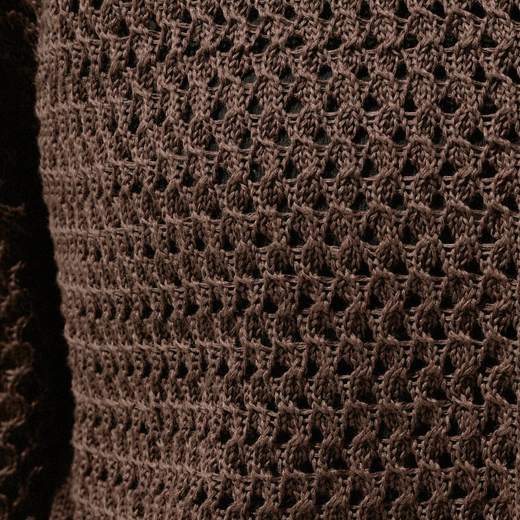 INDIVI「【洗える／コットン】メッシュジップニットカーディガン」|カーディガン|